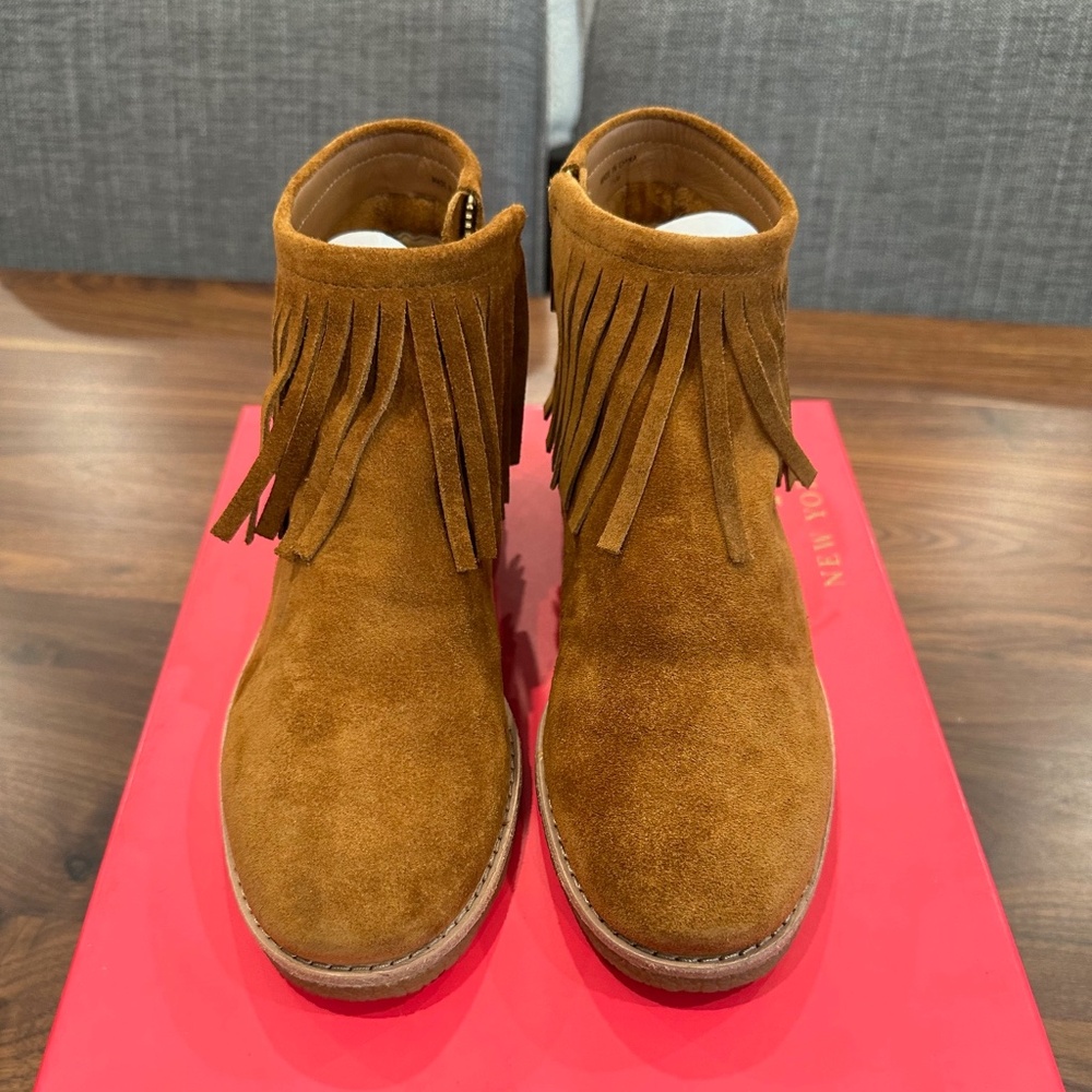 Kate Spade New York Fringe Ankle Boots